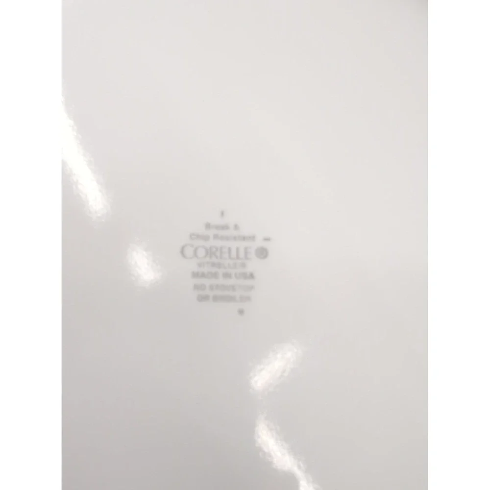 Corning (Corelle) All White Dinner Plate 10 1/4